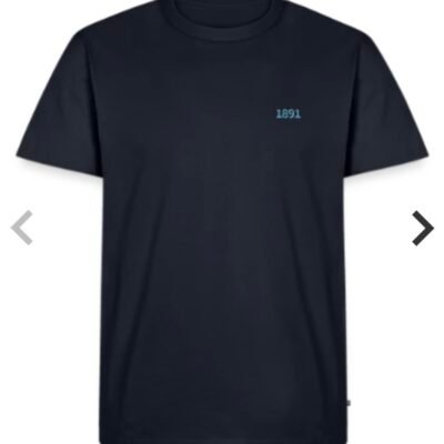 DIF t-shirt broderat 1891 i blått